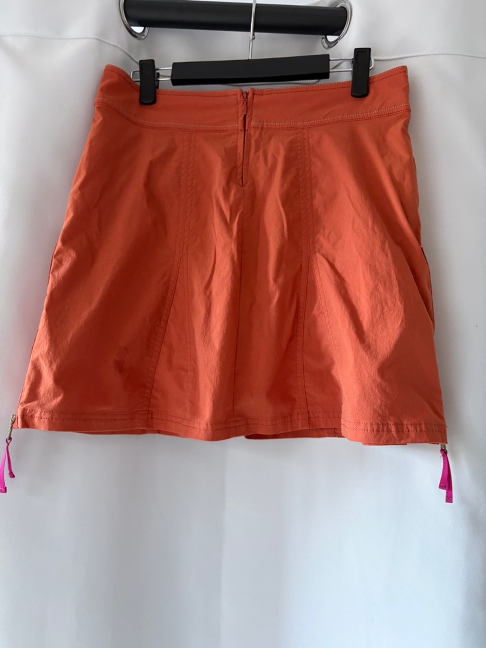 Title Nine Trail Mix Coral Athletic Skort with Zip Closure - Picture 2 of 10